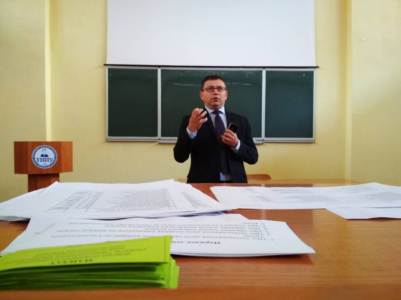 Виступ ректора ТНПУ ім.В. Гнатюка